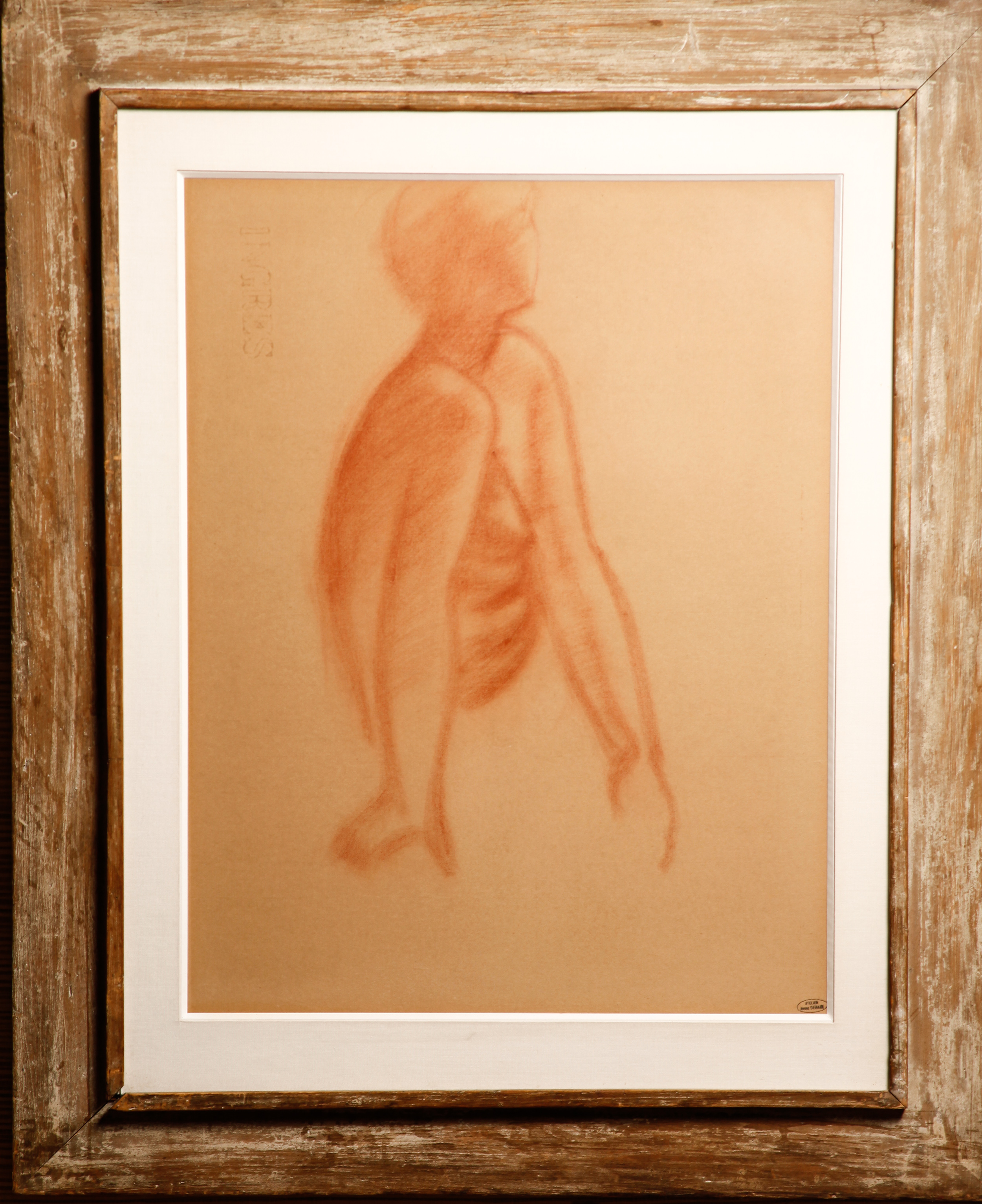 ANDRE DERAIN "FEMALE NUDE" RED