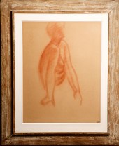 ANDRE DERAIN "FEMALE NUDE" RED