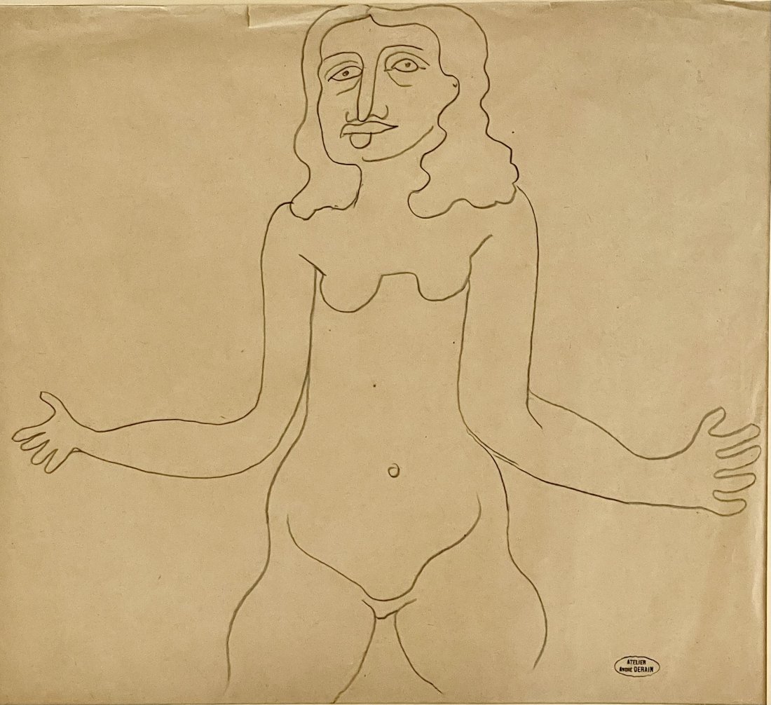ANDRE DERAIN "GROTESQUE NUDE" BLACK