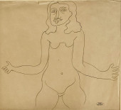 ANDRE DERAIN "GROTESQUE NUDE"