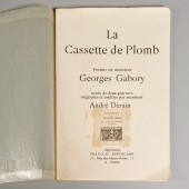 [ANDRE DERAIN] LA CASSETTE DE