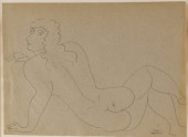 ANDRE DERAIN "NUDE SEATED WITH