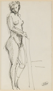 ANDRE DERAIN "NUDE STANDING TO