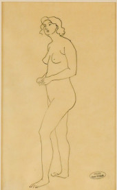 ANDRE DERAIN "NUDE STANDING TU