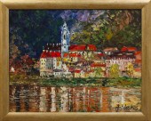 ANDRE DLUHOS OIL ON CANVASANDR