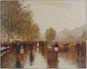 ANDRE GISSON, OIL ON CANVAS, P