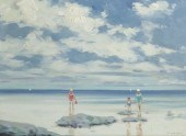 ANDRE GISSON OIL ON CANVAS "FI