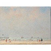 ANDRE HAMBOURG, OIL ON CANVAS