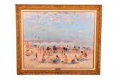 ANDRE HAMBOURG: "SUR LA PLAGE