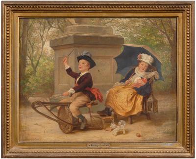 Andre Henri Dargelas painting