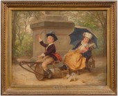 Andre Henri Dargelas painting