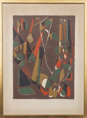ANDRE LANSKOY ABSTRACT LITHOGR
