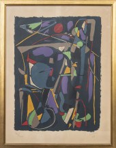 ANDRE LANSKOY ABSTRACT LITHOGR
