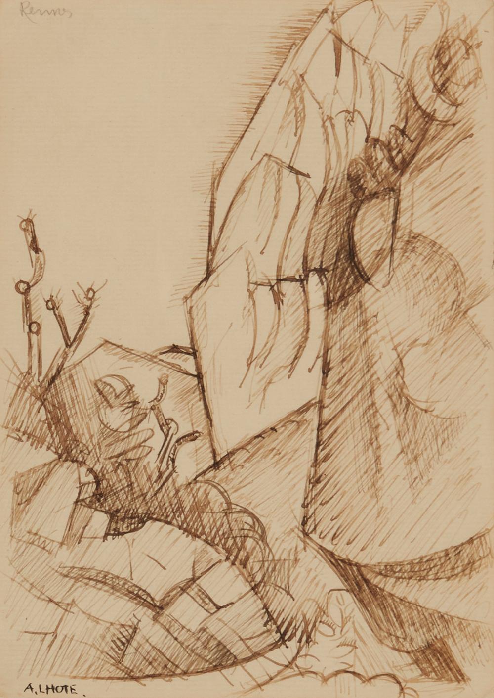 ANDRE LHOTE, (1885-1962), "ROCKS IN