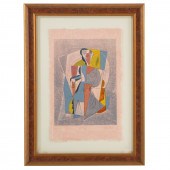 ANDRE LHOTE. "FEMME ASSISE," L