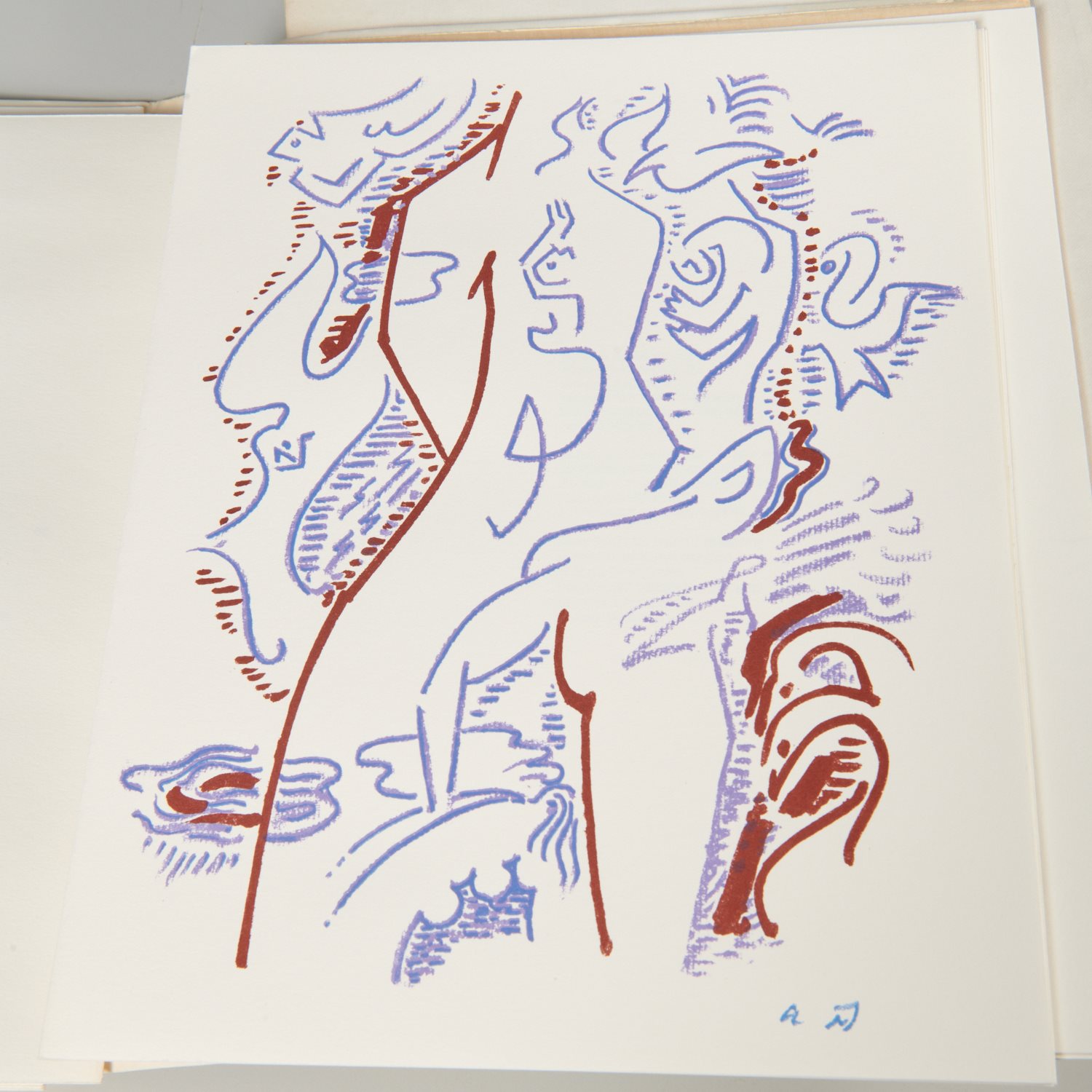 ANDRE MASSON, (3) VOLS, SIGNED