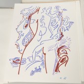 ANDRE MASSON, (3) VOLS, SIGNED