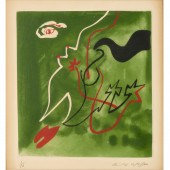 ANDRE MASSON, COLOR LITHOGRAPH