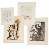ANDRE MASSON, GROUP OF ETCHING