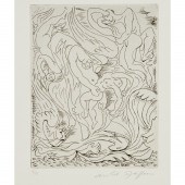 ANDRE MASSON, SIGNED ETCHING A