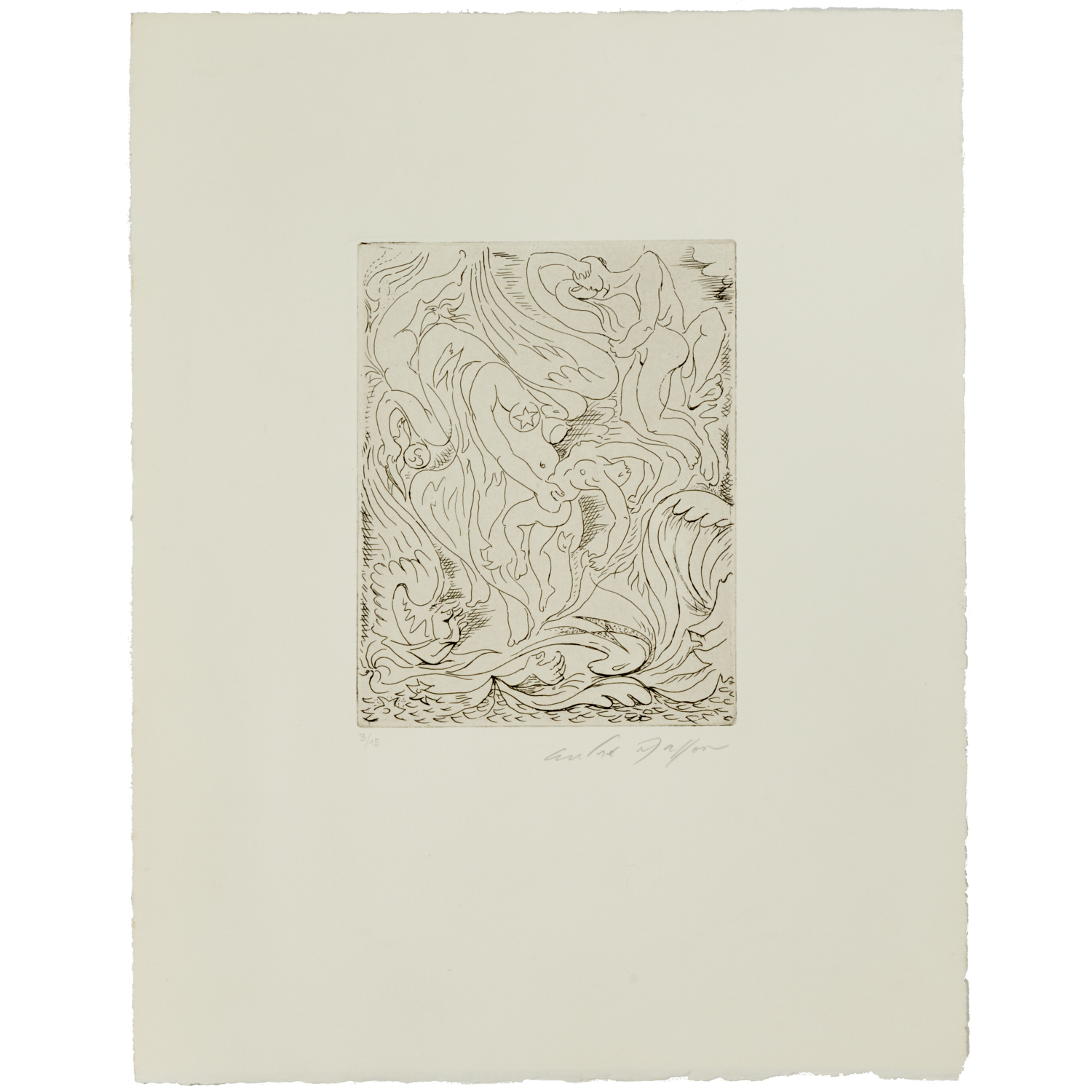 ANDRE MASSON, SIGNED ETCHING