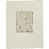 ANDRE MASSON, SIGNED ETCHING A
