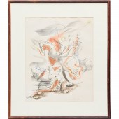 ANDRE MASSON, SIGNED LITHOGRAP