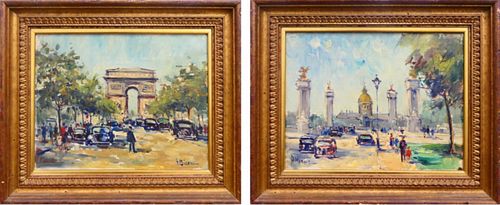 ANDRE MICHEL (FRANCE B1945) PAIR OF