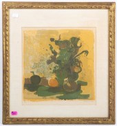 ANDRE MINAUX. "BOUQUETS," LITH