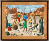 ANDRE SATURNE HAITIAN "VILLAGE
