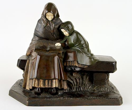 ANDRE VINCENT BECQUEREL BRONZE