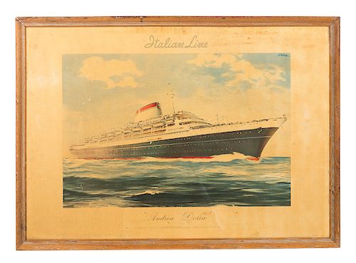 ANDREA DORIA ITALIAN LINE CRUISE