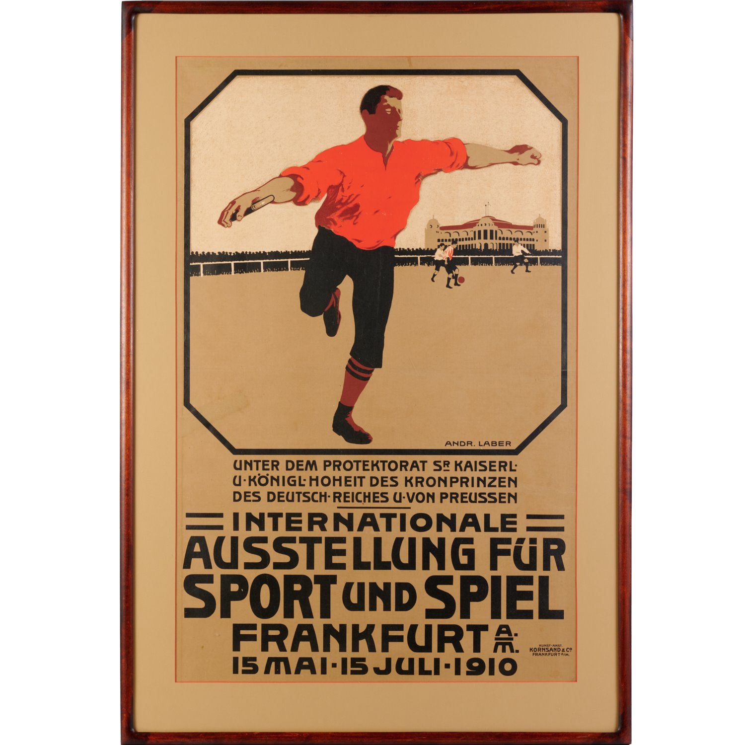 ANDREAS LABER, COLOR LITHOGRAPH