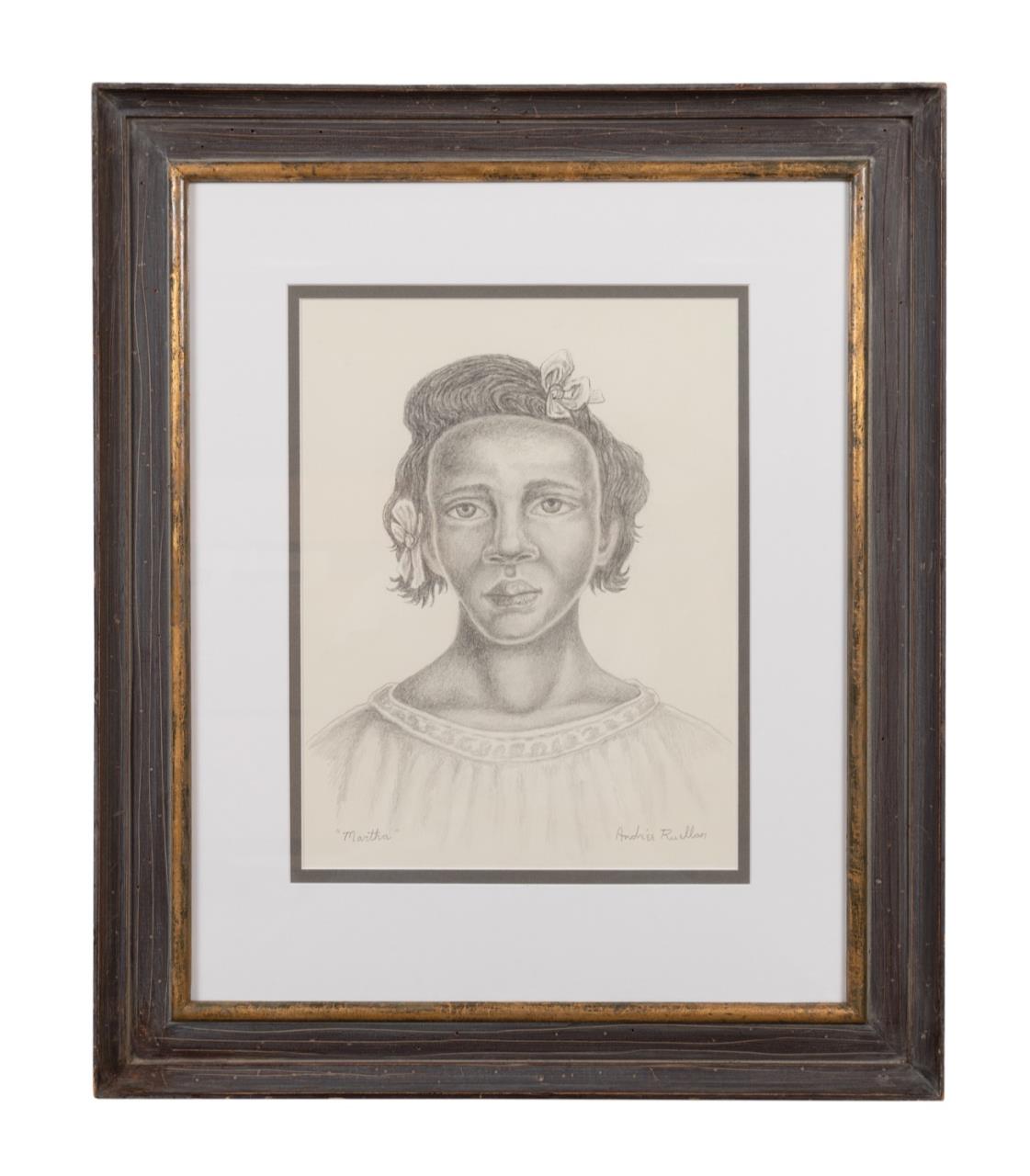 ANDREE RUELLAN 'MARTHA' GRAPHITE ON