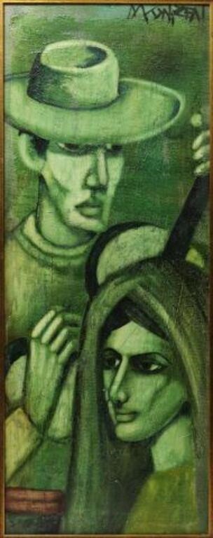 ANDRES MONREAL (B.1937) 'THE DUET,'