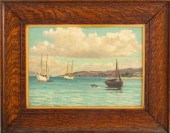 ANDREW HISLOP SEASCAPE OIL ON