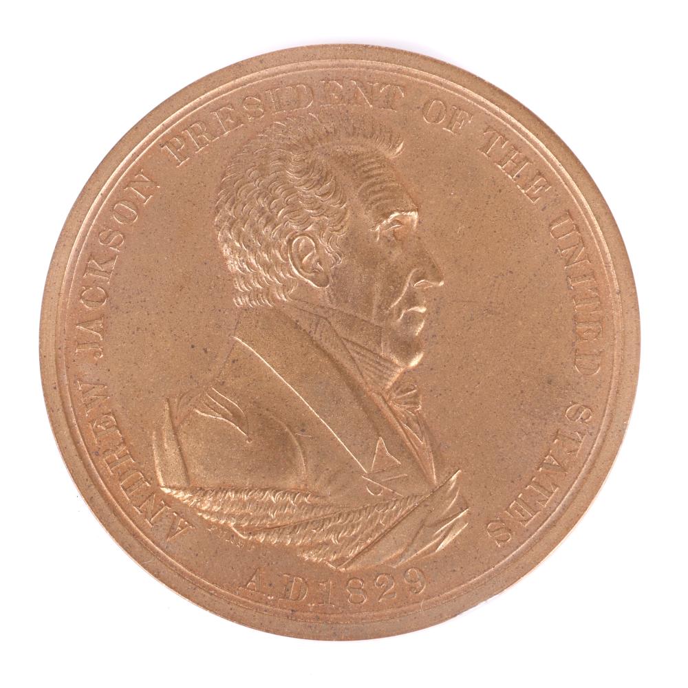 ANDREW JACKSON 1829 BRONZE NATIVE