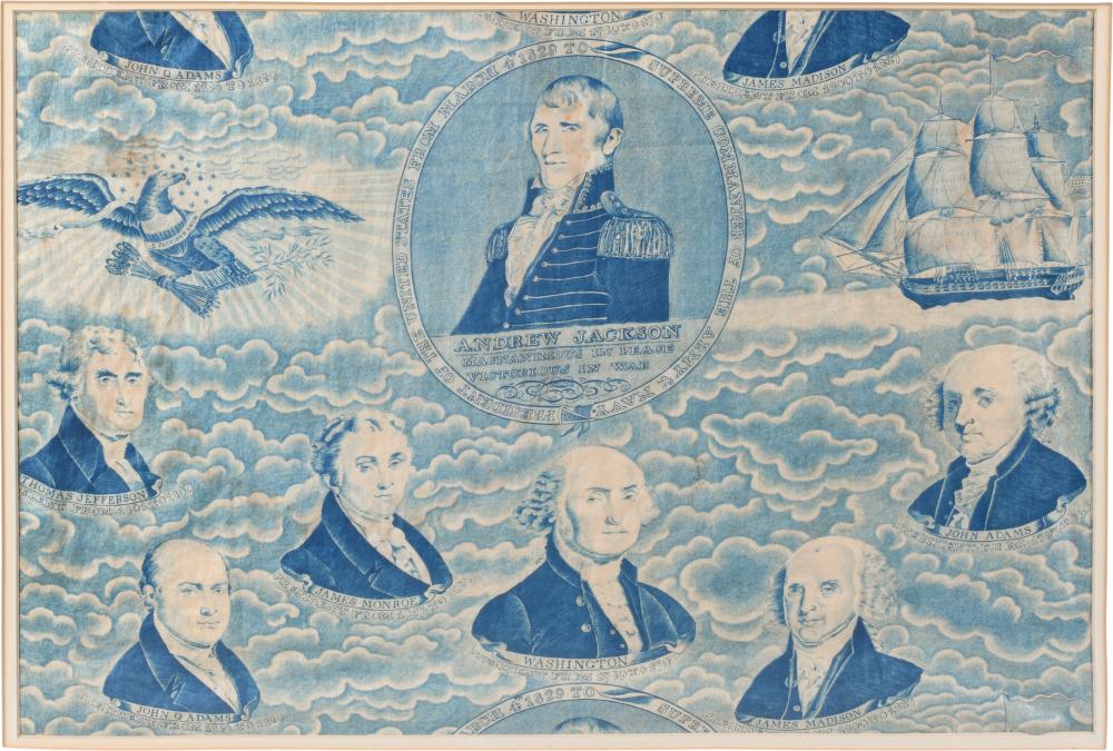 ANDREW JACKSON INAUGURAL TOILE