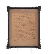 ANDREW JACKSON LETTER TO GENER
