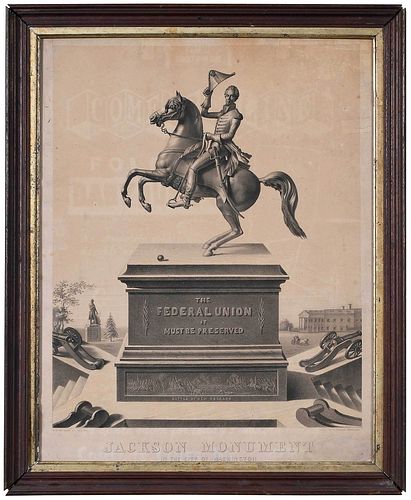 ANDREW JACKSON MONUMENT PRINT,