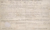 ANDREW JACKSON SIGNED FRAMED P