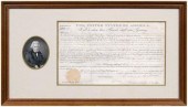 Andrew Jackson signed land gra