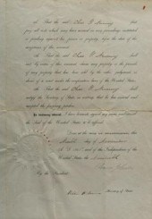 Andrew Johnson Civil War pardo