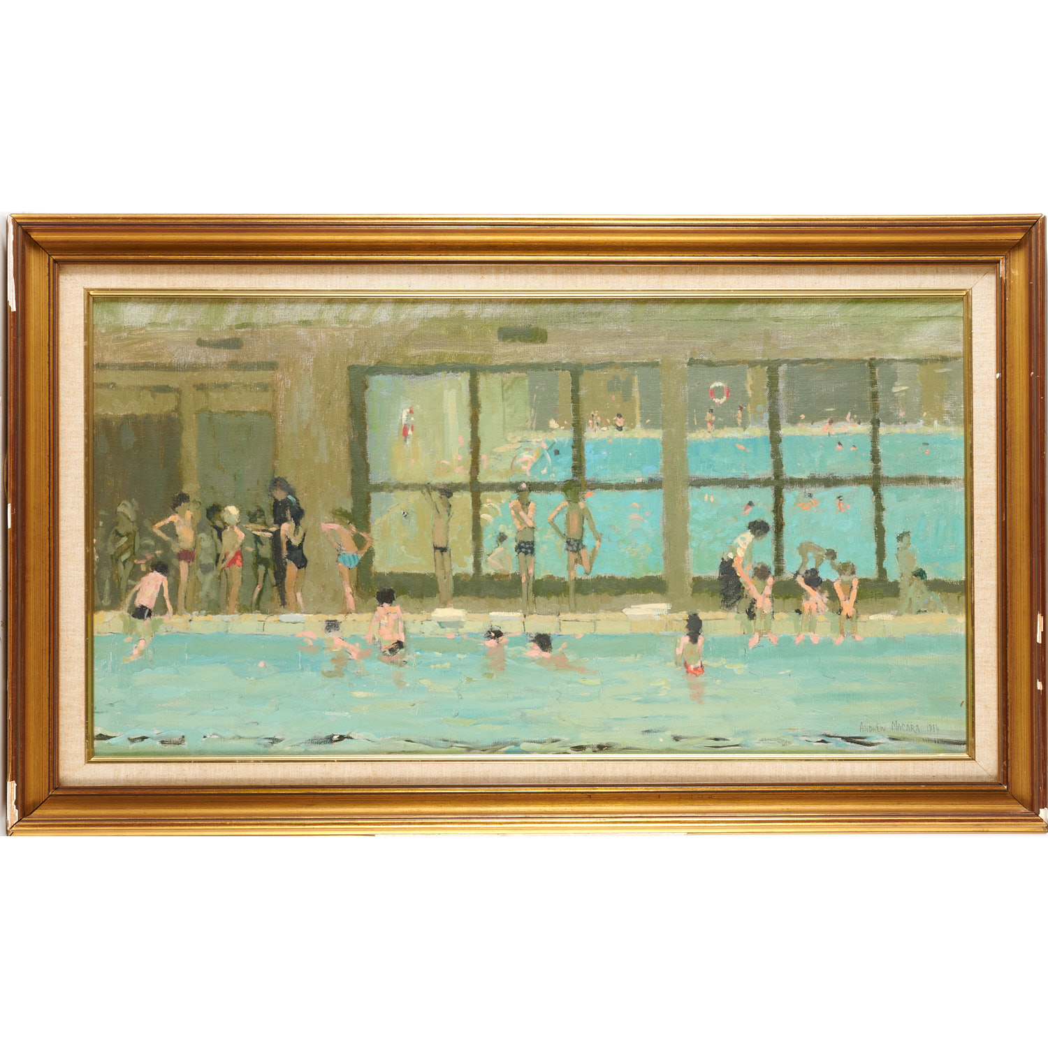 ANDREW MACARA, OIL ON CANVAS,