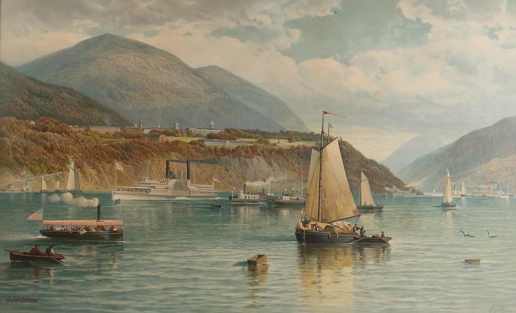 ANDREW MELROSE CHROMOLITHOGRAPH