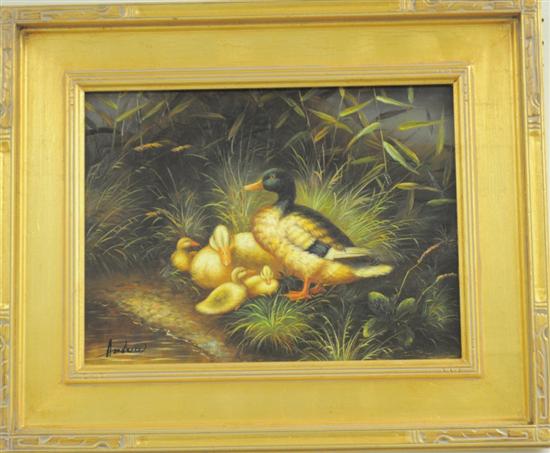 Andrew  oil on canvas  Mallard