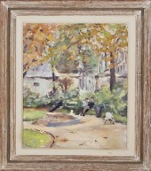 ANDREW SHUNNEY OIL ON CANVAS "