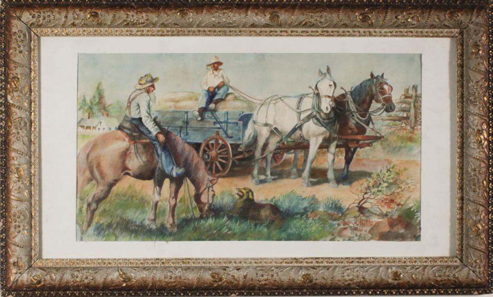 ANDREW T. WHITTEN WATERCOLOR ON