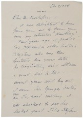 Andrew Wyeth Autograph Letter