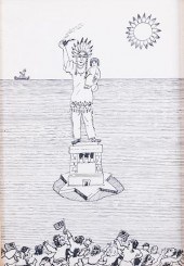 ANDRZEJ CZECZOT INK ON PAPERAr
